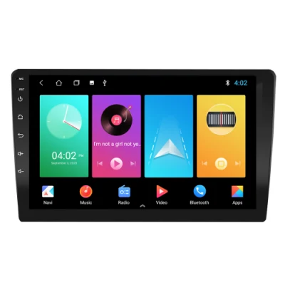 Topnavi 9 pulgadas pantalla táctil Universal Radio de coche Bt5.0 4G DSP RDS Android Auto Carplay 2DIN sistema de navegación GPS