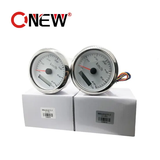 Velocímetro de 85 mm, velocímetro, 120 km/h, 12 V/24 V, con retroiluminación para coche, camión, impulso Normal