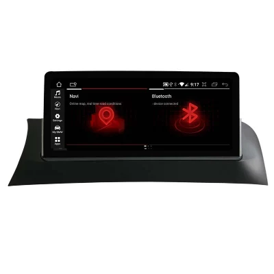 10.25'' SIM 4G Car Audio Estéreo Navi Autoradio Radio Multimedia Pantalla GPS F25 Android para BMW X3 2006 2012
